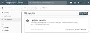 Google Search Console - Failed Indexing Pages with Google