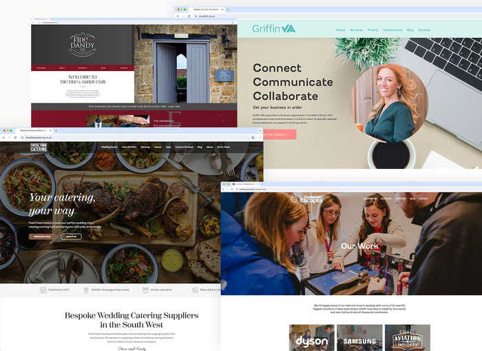 Examples of our brochure website builds