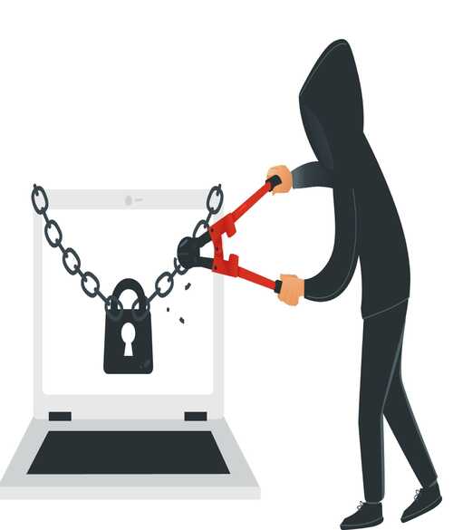 Manager wrapped in Caution tape