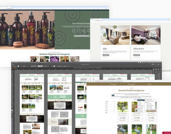 Examples of our website builds